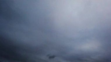 Rain clouds time lapse. Dramatic clouds time lapse. dark rain clouds.