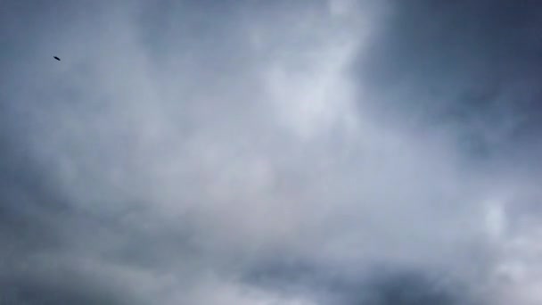 Rain Clouds Time Lapse Dramatic Clouds Time Lapse Dark Rain — Stock video
