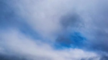 Rain clouds time lapse. Dramatic clouds time lapse. dark rain clouds.