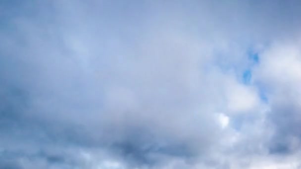 雨の雲の時間の経過 劇的な雲の時間の経過 濃い雨の雲 — ストック動画
