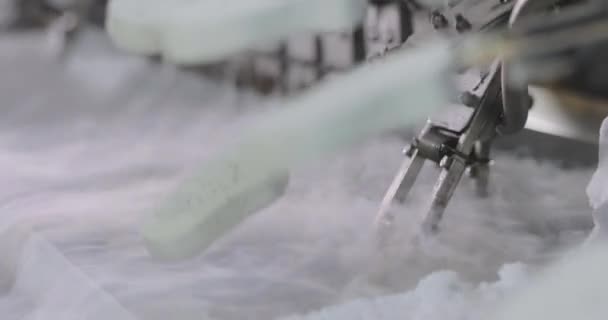 Морозиво Заводі Автоматичне Виробництво Морозива Виробництво Морозива Заводі — стокове відео