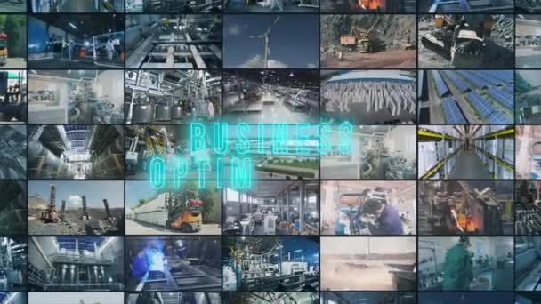 Teknoloji Fabrikası Modern Teknoloji Fabrikası Fabrikadaki Modern Ekipmanlar Endüstriyel Mekan — Stok video