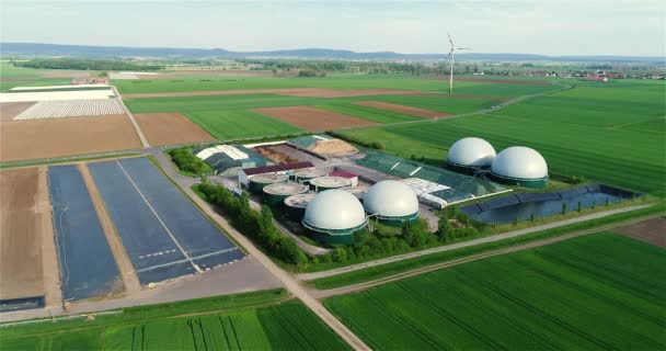 Energia Biomassa Bioenergia Energia Dai Rifiuti Energie Rinnovabili Generazione Bioenergia — Video Stock