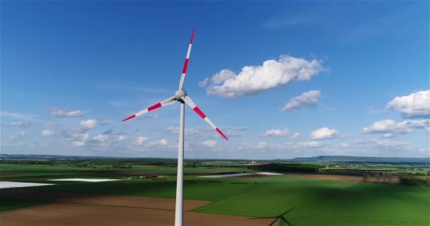 風力発電機 風力発電機 再生可能エネルギー 風力発電機 — ストック動画