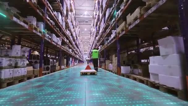Digitalisierung Der Produktion Futuristisches Produktionskonzept — Stockvideo