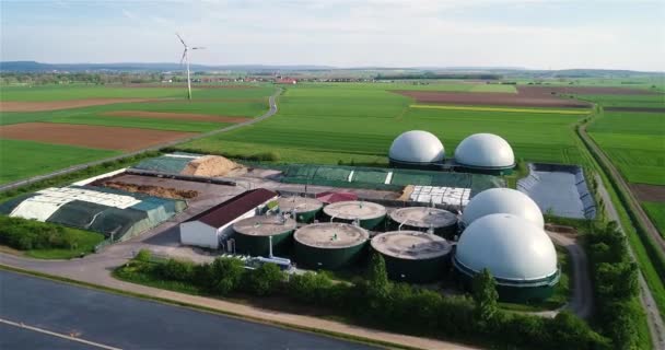 Энергия Биомассы Биоэнергия Энергия Отходов Возобновляемая Энергия Генерация Биоэнергии Помощью — стоковое видео