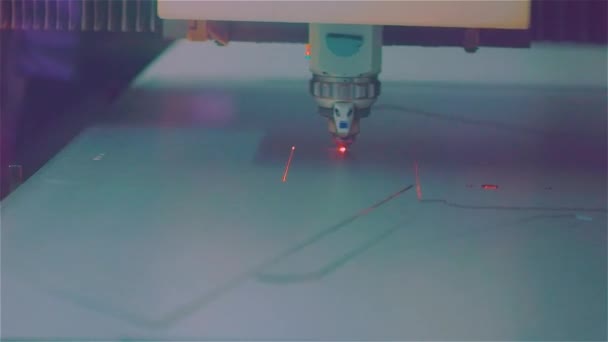Metal Laser Cutting Machine Ainnovative Cnc Laser Cutting Machine Laser — Stock Video