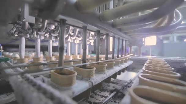 Production Crème Glacée Production Automatisée Crème Glacée Ligne Production Automatisée — Video