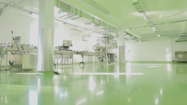 Σύγχρονο Εργαστήριο Παραγωγής Φαρμάκων Εργαστήριο Για Την Παραγωγή Κωμολογικών Παρασκευασμάτων — Αρχείο Βίντεο