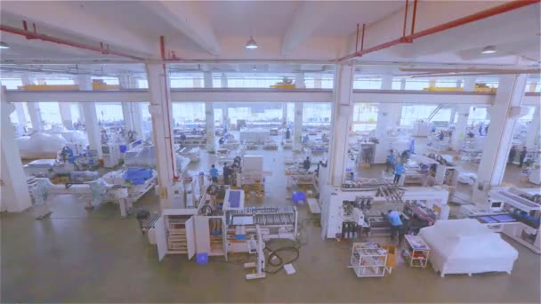 Cnc Gépek Gyártása Cnc Gépek Összeszerelése Gyárban Cnc Gépek Gyártására — Stock videók