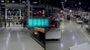Lojistik ve depo bilgileri. Neon yazıt lojistik ve depo. Şirket deposu.