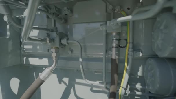 Industrial Diesel Generator Diesel Generator Set Modern Industrial Diesel Generator — Stockvideo