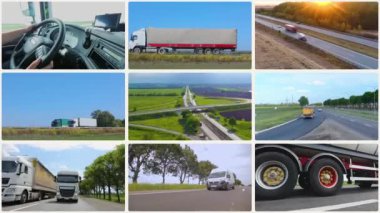 Uluslararası kargo taşımacılığı. Kargo taşımacılığı çoklu ekran. Uluslararası lojistik çoklu ekran