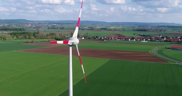 Tuulivoimageneraattori Tuulivoimageneraattorit Uusiutuva Sähkö Tuuligeneraattori — kuvapankkivideo