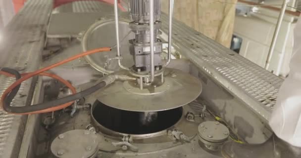 Операції Очищення Танкових Вантажівок Танкер Знаходиться Хімічній Чистці Очищення Вантажного — стокове відео