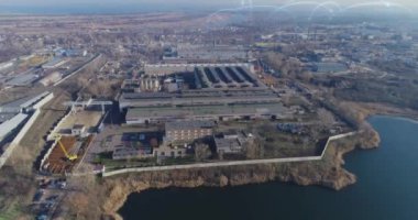 Telekomünikasyon ağ yineleyicileri. Anten kulesi ve iletişim ve haberleşme tekrarı. İletişim kulesi.