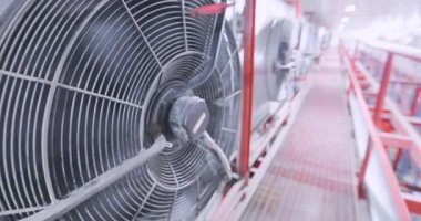 Verimli İklim Kontrol Çözümleri İçin Büyük Soğuk Depoda Endüstriyel Havalandırma Birimleri
