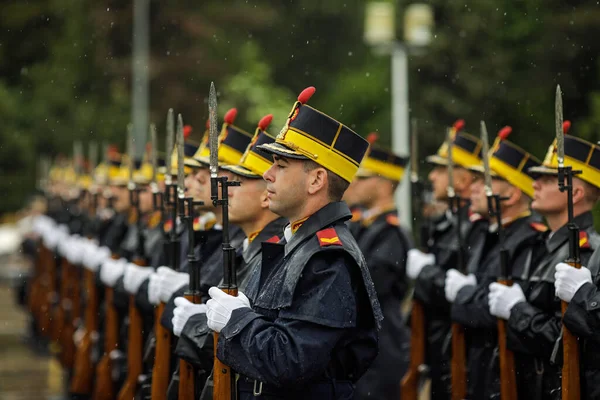 Бухарест Румунія Травня 2023 Міхаель Хоробрий Гвардійський Солдат Під Час — стокове фото
