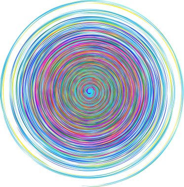 CIRCULAR BÖLGESİ, Hız GÖRÜMÜ. Modern soyut simge çizimi