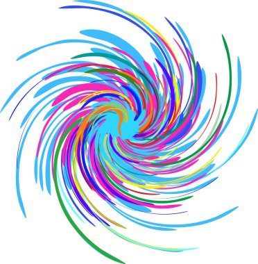 Hız makbuzu. Modern soyut simge çizimi