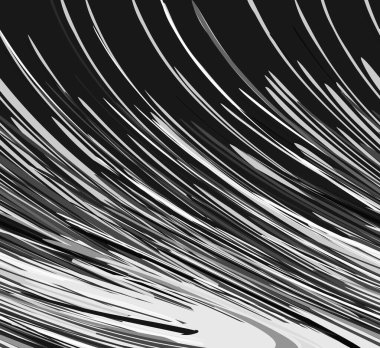 Siyah ve beyaz renkli dalgalı çizgilerle soyut arkaplan.