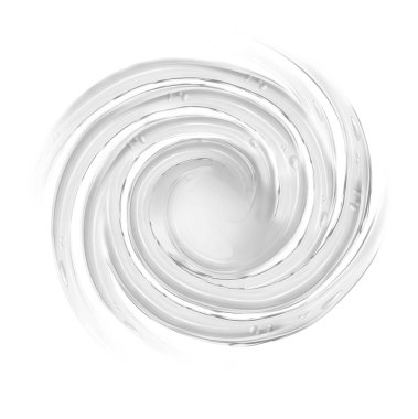 Soyut girdap izole, beyaz arkaplanda sıvı boya. 