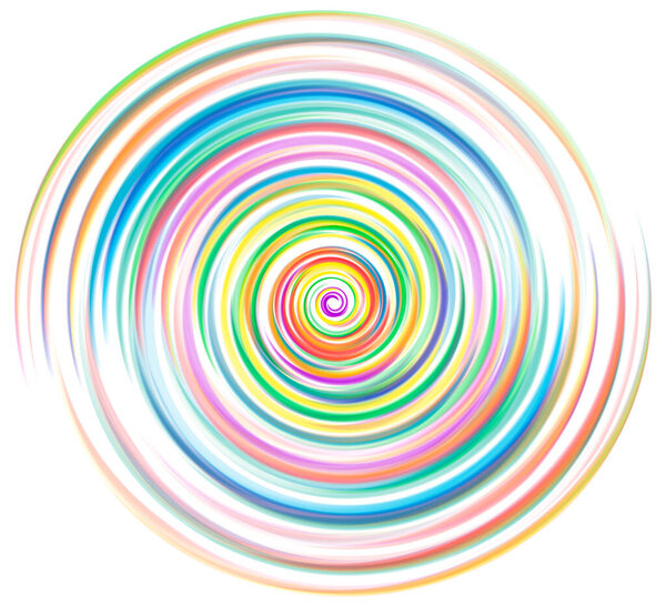 Radial, radiating lines, stripes abstract element. Distortion, deformation effect