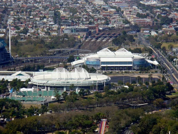 Luchtfoto Van Melbourne Victoria Australië — Stockfoto