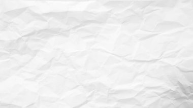 Beyaz Kağıt Doku arka planı. Metin için uzay kağıdı ile buruşmuş beyaz kağıt soyut şekil arkaplan