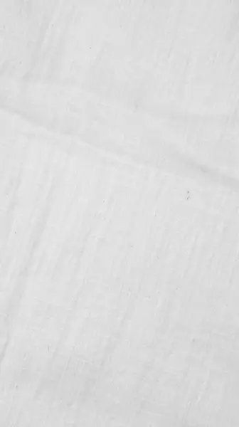 Fabric Cotton Backdrop White Linen Canvas Crumpled Natural Cotton Fabric — Foto de Stock