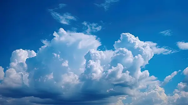 Летнее Голубое Небо Яркое Зимнее Небо Голубое Небо Концепция Неба — стоковое фото