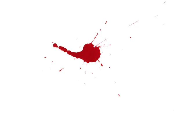 Кровь Брызгает Красные Пятна Акварели Реалистичные Кровавые Брызги Концепции Капли — стоковое фото