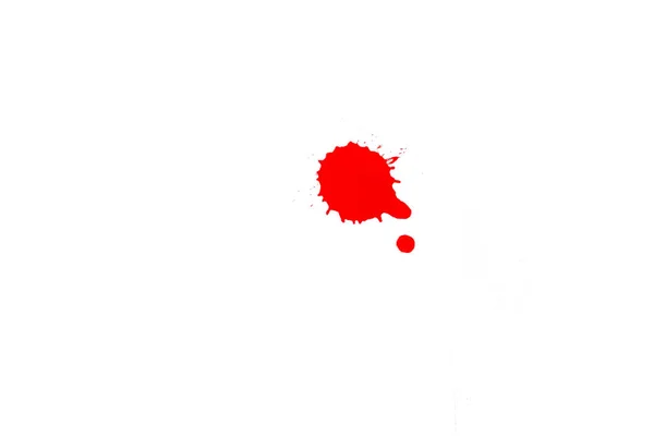 Blood Splatters Red Blots Watercolor Realistic Bloody Splatters Halloween Drop — Stock Photo, Image