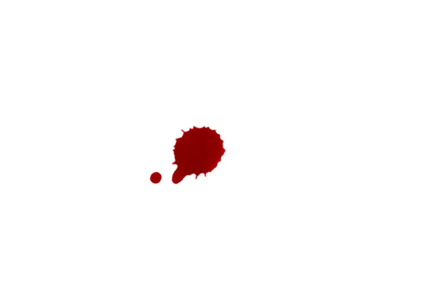 Blood Splatters Red Blots Watercolor Realistic Bloody Splatters Halloween Drop — Stock Fotó