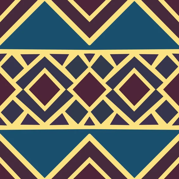Бесшовный Шаблон Абстрактный Геометрический Ислам Фон Boho Batik Шаблон Племенной — стоковое фото