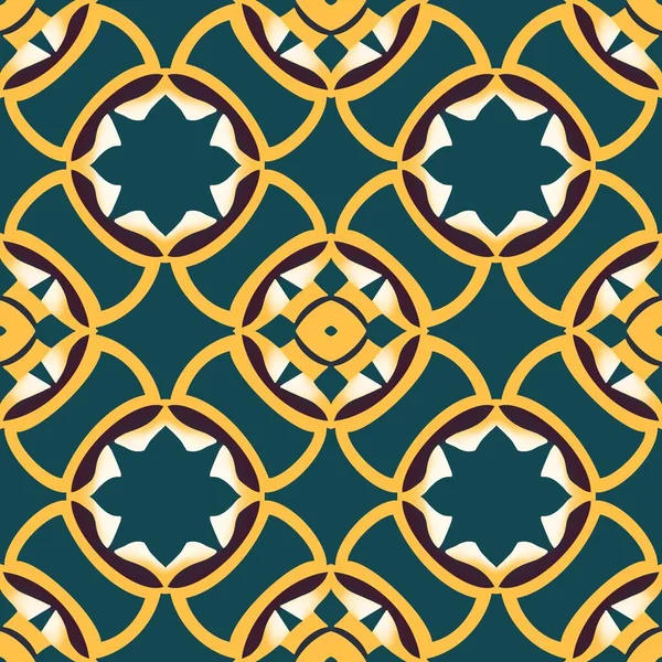 Padrão Sem Costura Abstrato Geométrico Islâmico Fundo Boho Batik Padrão — Fotografia de Stock