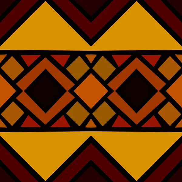 Бесшовный Образец Ретро Винтажный Стиль Boho Batik Шаблон Племенной Этнической — стоковое фото