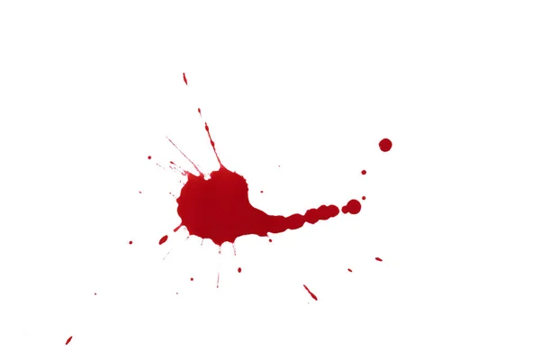 Blood Splatters Red Blots Watercolor Realistic Bloody Splatters Halloween Drop — Zdjęcie stockowe