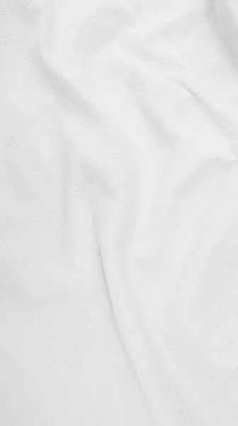 Organik Kumaş Pamuk Perde Arkası Beyaz Keten Kumaş Buruşuk Doğal — Stok fotoğraf