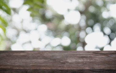 Görüntü Arkaplan Odasında Ahşap Masa Üstü içi boş kopya alanı ile 