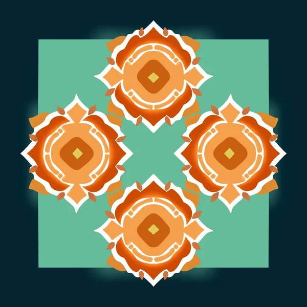 シームレスなパターン抽象的な幾何学的イスラム的背景Bohoバティックパターン部族の民族シームレス — ストック写真