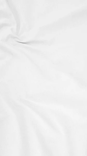 Fabric Cotton Backdrop White Linen Canvas Crumpled Natural Cotton Fabric — Stockfoto