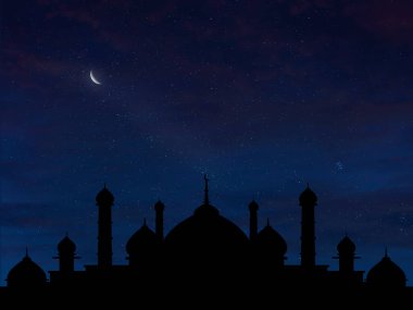 Ramazan Kareem geçmişi. Ramazan Mübarek 'i selamlıyorum, Bayram Mübareği. Ramazanın kutlu olsun, bayram tebrik kartı fikrin kutlu olsun. Kutsal ay. Boşluğu Kopyala.
