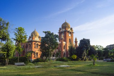 Mahatma Gandhi Salonu. Ghanta Ghar, Indore, Madhya Pradesh. Kral Edward Hall olarak da bilinir. Hint Mimarisi.