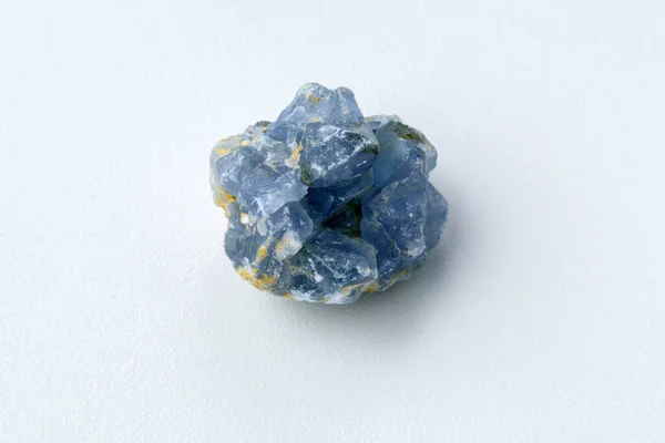 Celestine Crystal Stone Biały Kamień Węgielny Naturalne Kryształy Surowe Azure — Zdjęcie stockowe