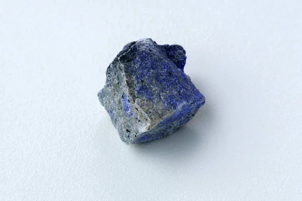Geology Natural Healing Spirituality Beauty Untouched Jewels Dumortierite Rock White — Photo