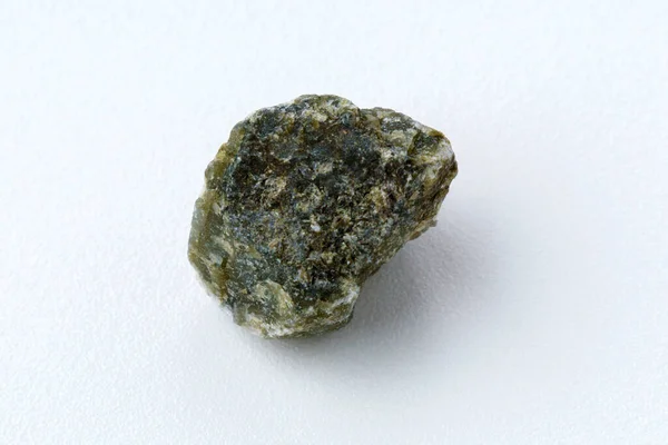 Labrador Labradorite Natural Mineral Stone White Background — Stockfoto