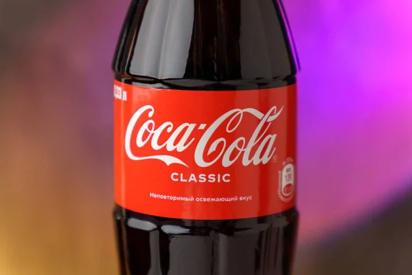 Tyumen Oroszország November 2022 Coca Cola Logó Cég Székhelye Atlanta — Stock Fotó