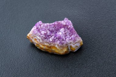 Purple rough amethyst quartz crystals. Promote calm, balance and peace. Raw, uncut crystals