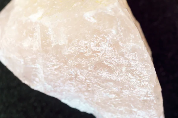 Natural Mineral Crystal Rose Quartz Gemstone Natural Rose Quartz Crystal — Stock Photo, Image